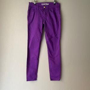 Rockstar Gap sz‎ 4 purple straight leg jeans